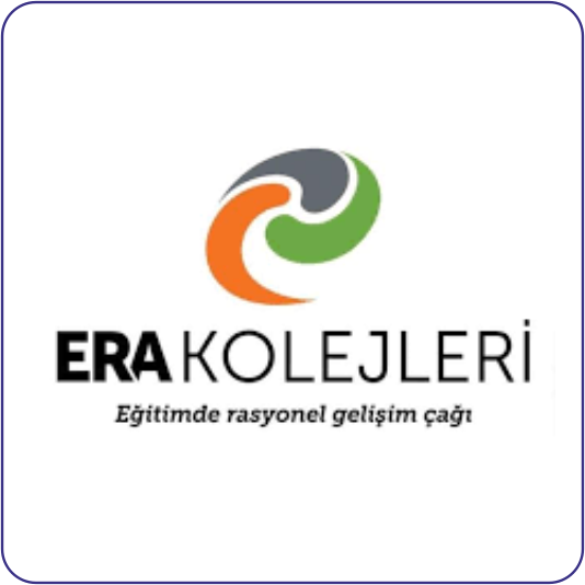 ERA Kolejleri logosu, eğitimde rasyonel gelişim çağını simgelemektedir.